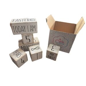 Cutie Carry Baby Milestone Blocks-6 nontoxic blocks to celebrate Big Moments